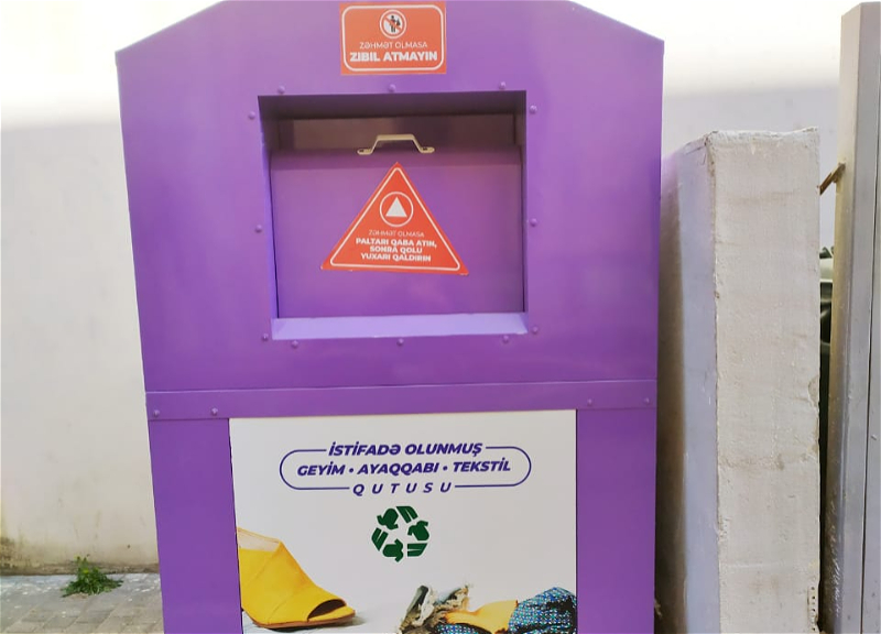 Таинственные фиолетовые контейнеры в Баку: Помощь малоимущим или?.. – ФОТО
