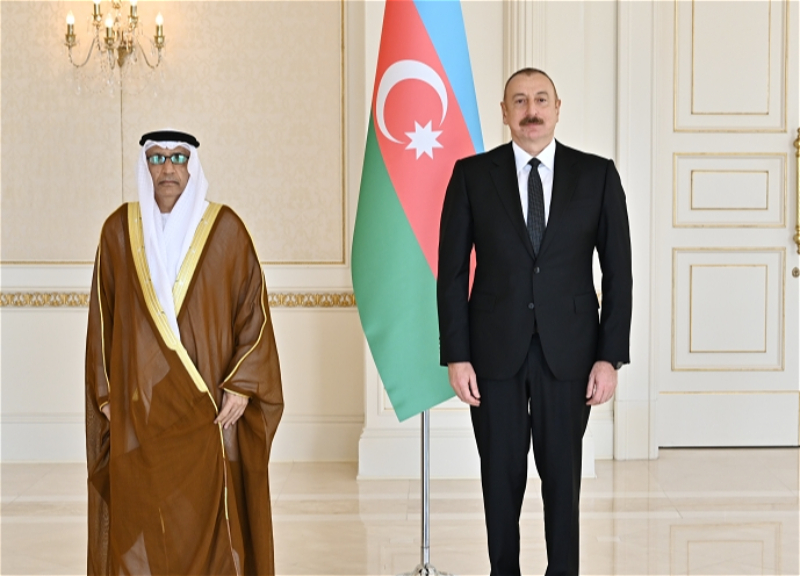 Президент Ильхам Алиев принял верительные грамоты нового посла ОАЭ - ФОТО
