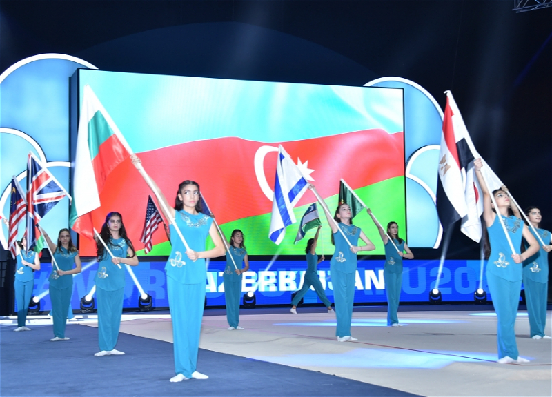 В Баку состоялась церемония открытия соревнований Кубка мира по художественной гимнастике