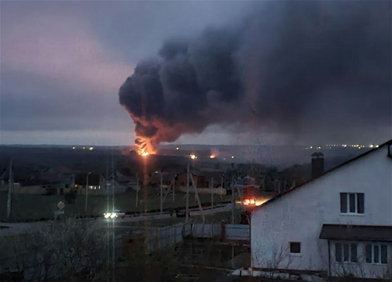 В Белгородской области горит склад боеприпасов - ФОТО
