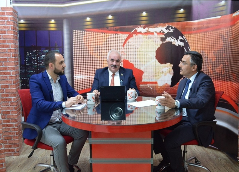AZƏRTAC-ın xüsusi müxbiri Gürcüstanın internet televiziyasında çıxış edib