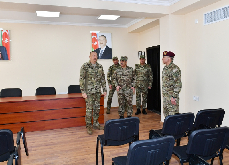 Ильхам Алиев посетил воинскую часть Сил специального назначения - ФОТО