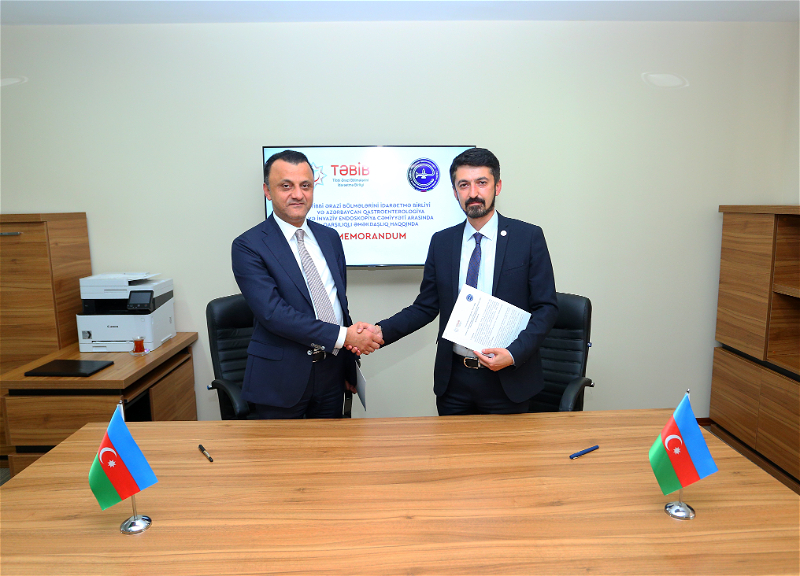 Подписан меморандум о сотрудничестве между TƏBİB и Обществом гастроэнтерологии и инвазивной эндоскопии Азербайджана - ФОТО