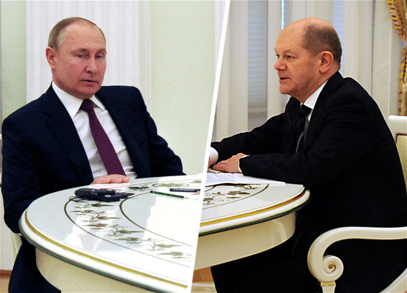 Шольц заявил, что в разговоре с Путиным не увидел его желания менять позицию по Украине
