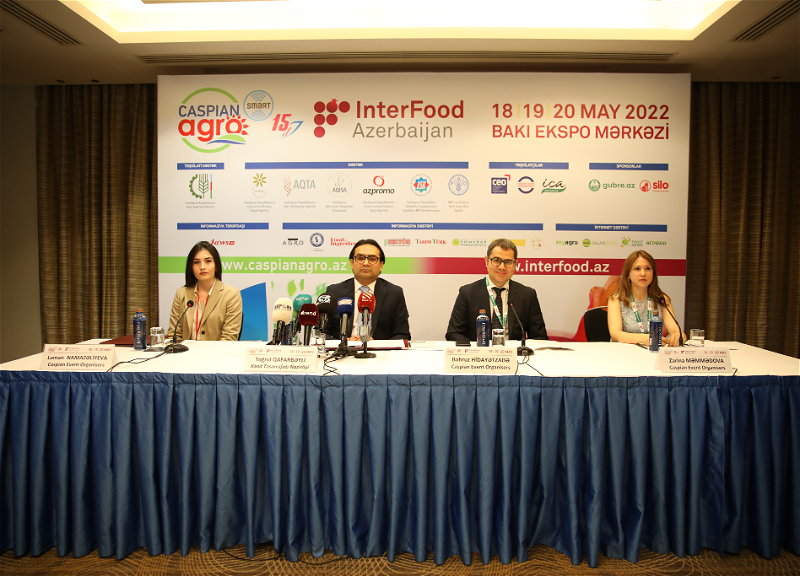 В Баку состоялась пресс-конференция, посвященная открытию выставок Caspian Agro и InterFood Azerbaijan