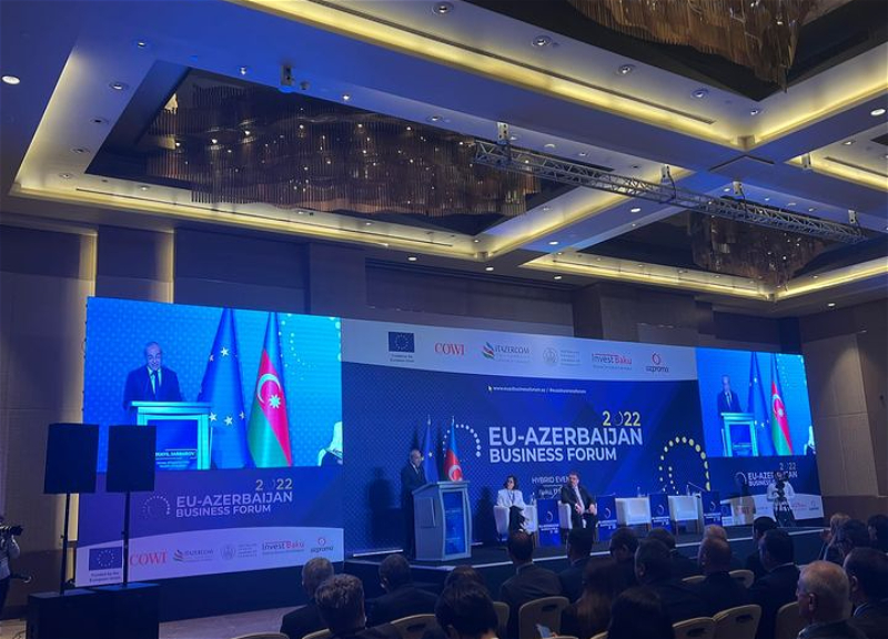В Баку проходит бизнес-форум с ЕС: Торговля постепенно возвращается к допандемийному уровню и сулит развитие