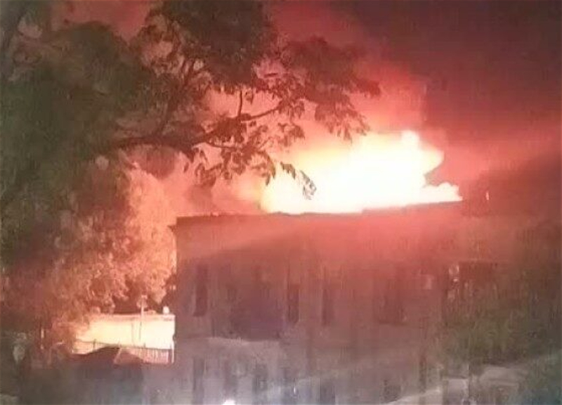 Пожар в жилом доме в центре Баку потушен: Есть погибший – ФОТО - ВИДЕО - ОБНОВЛЕНО