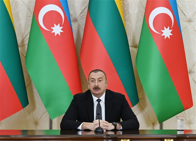 Ильхам Алиев: Мы удовлетворены уровнем азербайджано-литовского сотрудничества