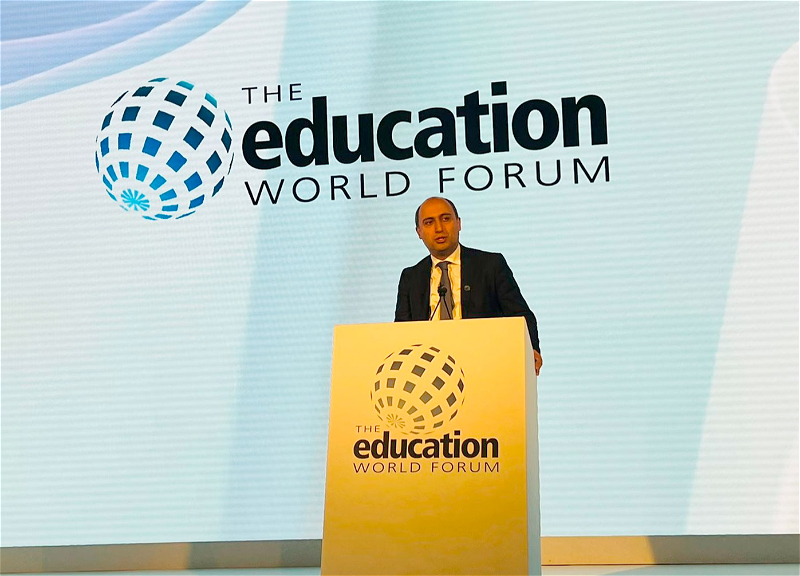 Министр образования Азербайджана выступил на Всемирном образовательном форуме - ФОТО