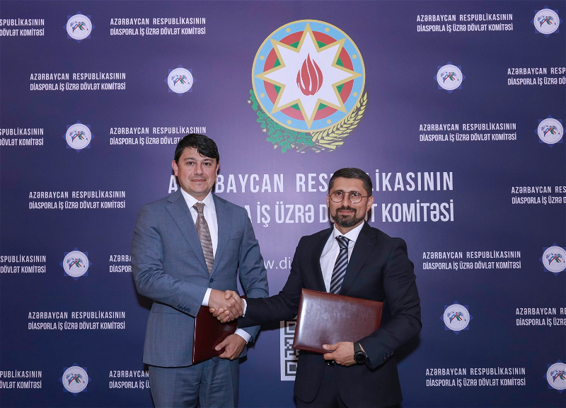 Государственный комитет Азербайджанской Республики по работе с диаспорой и Фонд Возрождения Карабаха подписали меморандум - ФОТО