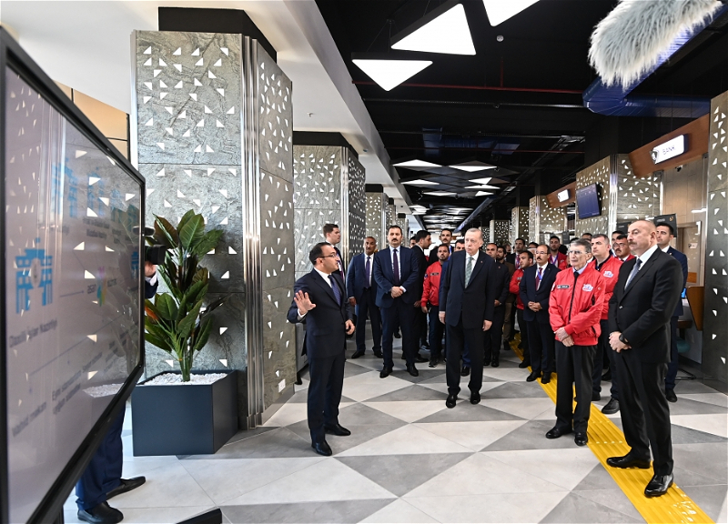 Президенты Азербайджана и Турции приняли участие в открытии Центра Службы «ASAN» и Центра «Bilim Bakı» - ФОТО