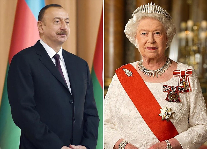 Президент Ильхам Алиев поздравил Королеву Елизавету II