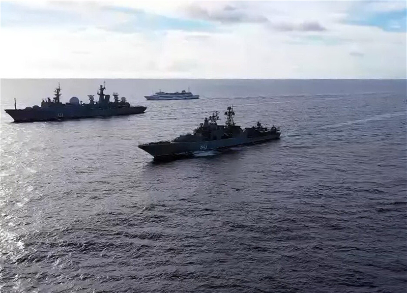 Россия начала военно-морские учения в Тихом океане