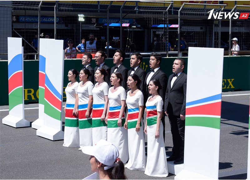 Формула-1: Состоялась церемония открытия Гран-при Азербайджана - ФОТО