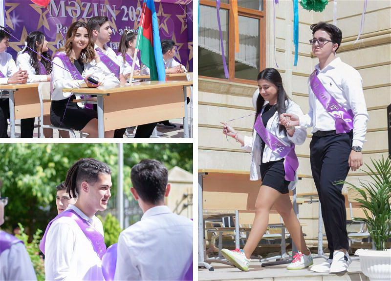 «Последний звонок» в Баку: как выпускники прощаются со школой - ФОТОРЕПОРТАЖ