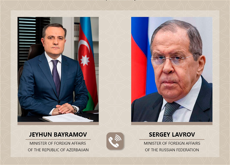 Джейхун Байрамов и Сергей Лавров обсудили нормализацию армяно-азербайджанских отношений