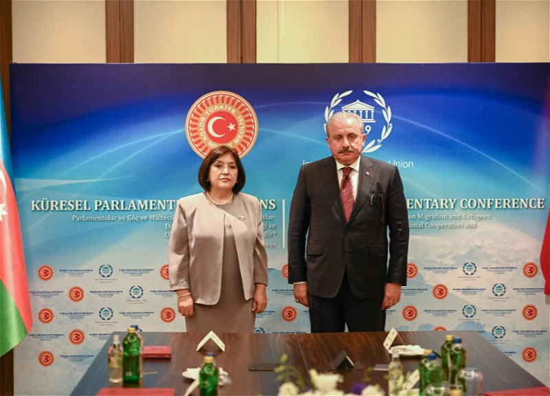 Сахиба Гафарова встретилась в Стамбуле с Мустафой Шентопом