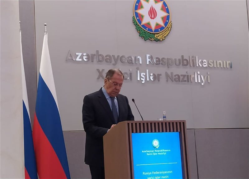 Лавров: Россия рассчитывает на развитие союзнического взаимодействия с Азербайджаном
