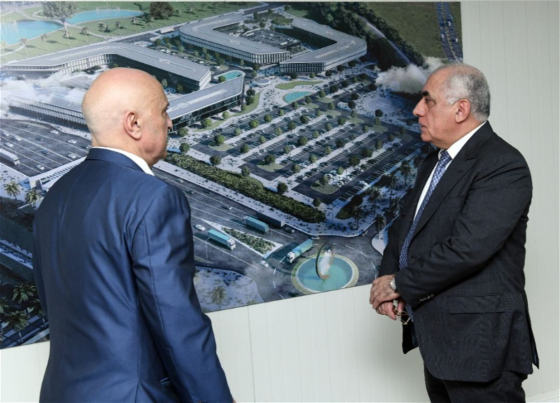Премьер-министр Азербайджана ознакомился с работами, проводимыми в Алятской СЭЗ - ФОТО