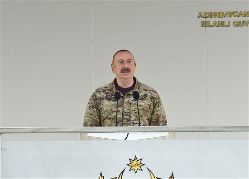 Ильхам Алиев: После Второй Карабахской войны процесс строительства армии идет быстрыми темпами