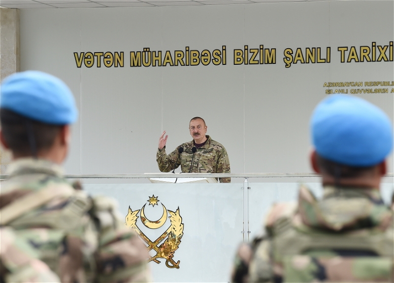 Ильхам Алиев: Воинские части коммандос приумножат нашу силу