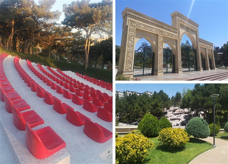Один из самых зеленых парков Баку готовится к открытию после реконструкции – ФОТО