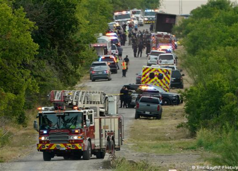 В Техасе нашли фуру с десятками тел мигрантов