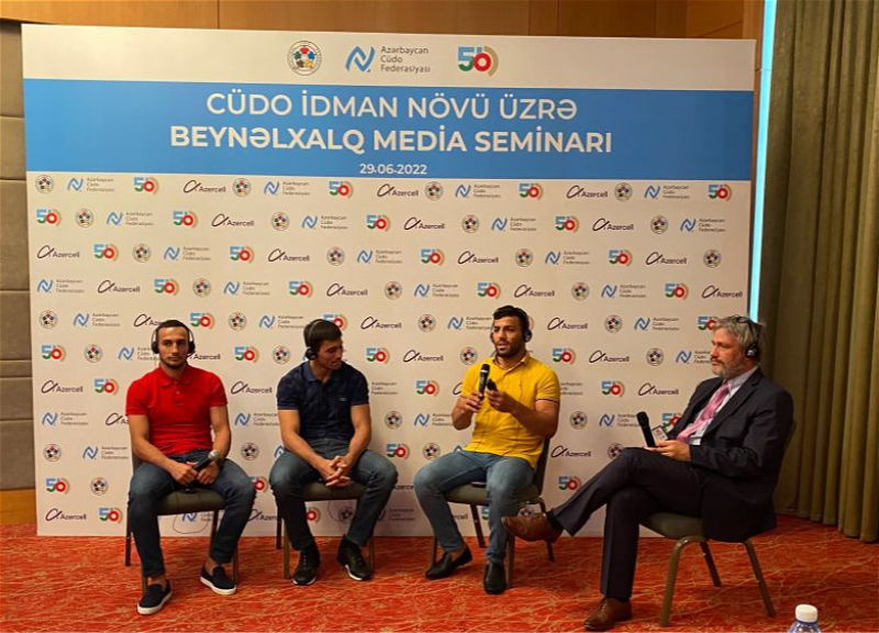 Рустам Оруджев и Саид Моллаи приняли участие на семинаре Федерации дзюдо Азербайджана