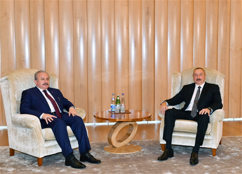 Ильхам Алиев принял спикера парламента Турции