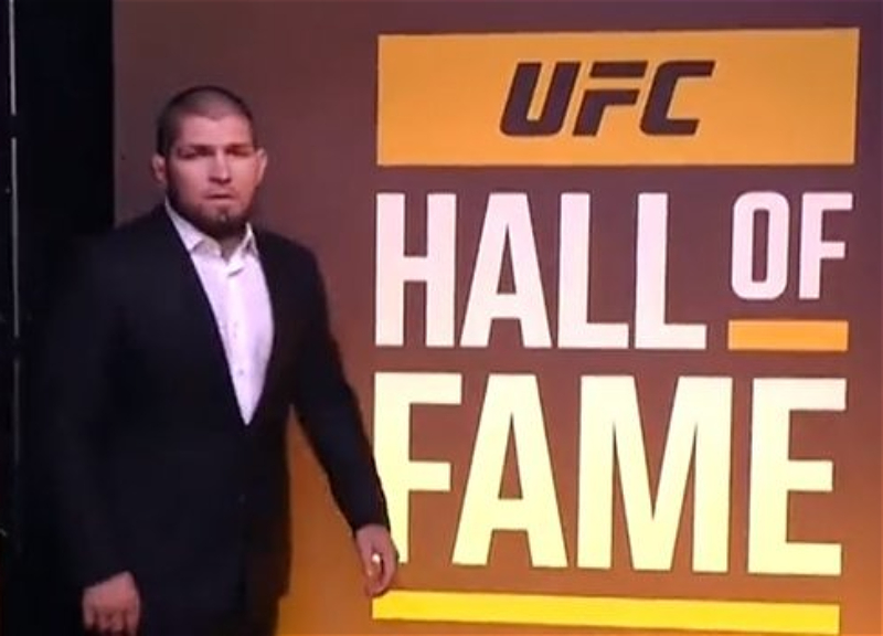 Хабиб официально вошел в Зал славы UFC