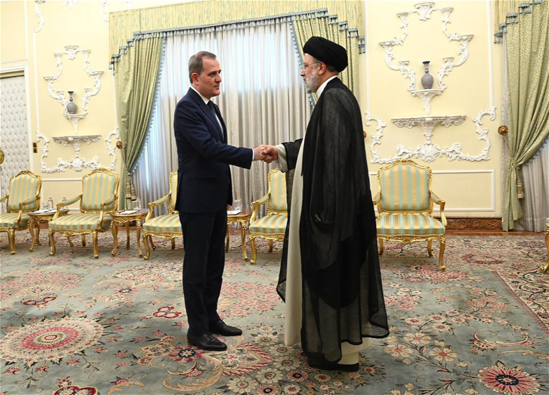 Джейхун Байрамов обсудил с президентом Ирана реализацию совместных проектов на освобожденных территориях Азербайджана – ФОТО