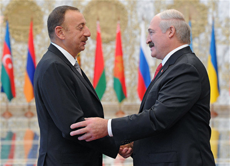 Ильхам Алиев уверен в развитии многопланового сотрудничества с Беларусью