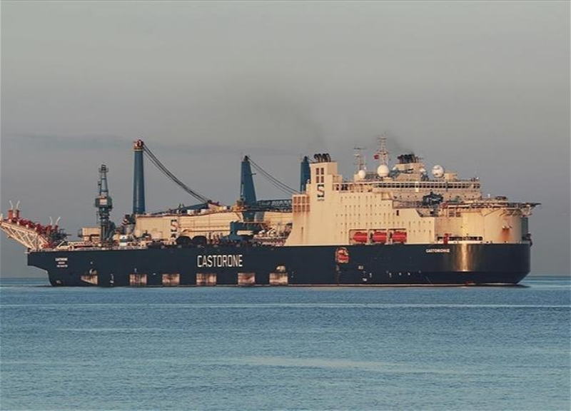 Судно Castorone будет задействовано в прокладке морского трубопровода в турецком секторе Черного моря - ФОТО
