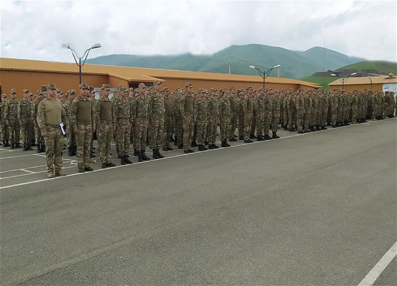 Azərbaycan Ordusunda hərbi vəzifəlilərin təlim toplanışı keçirilir
