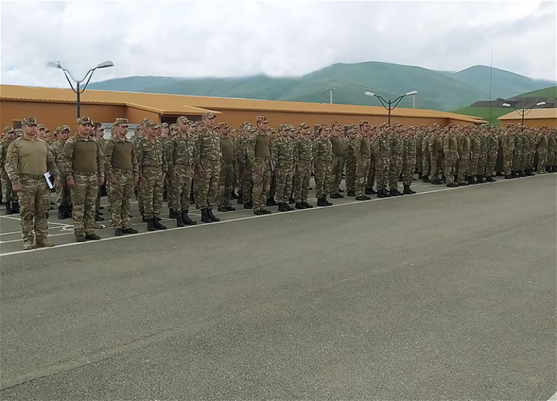 В ВС Азербайджана проводятся учебные сборы военнообязанных - ФОТО
