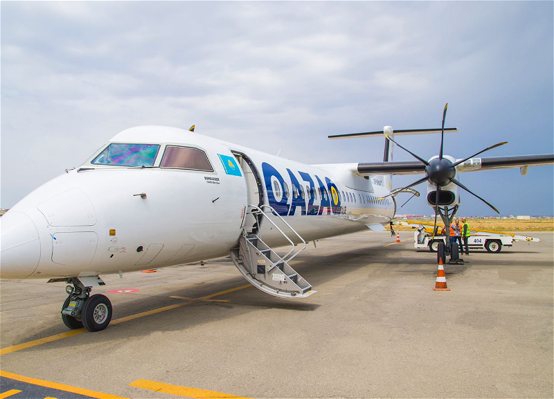 Международный аэропорт Гейдар Алиев принял первый рейс Qazaq Air