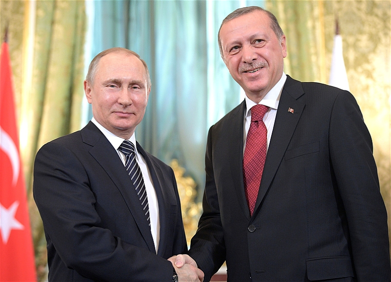 Эрдоган и Путин подтвердили решимость в борьбе против терроризма в Сирии