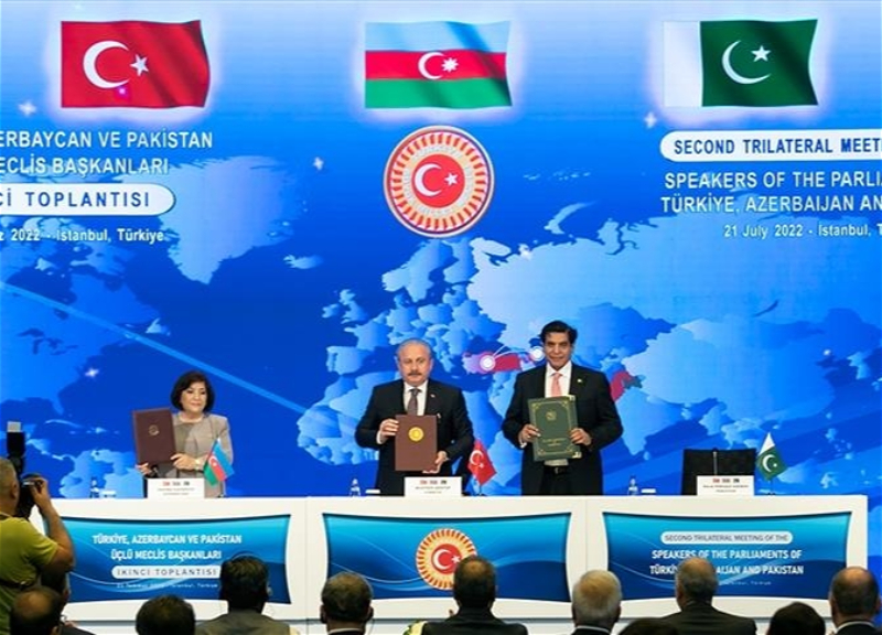 В Стамбуле обсудили межпарламентское сотрудничество Турции, Азербайджана и Пакистана - ФОТО