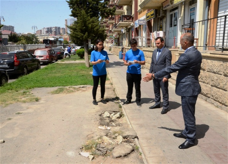 Исполнительная власть и RİİB провели мониторинги в Бинагадинском районе - ФОТО