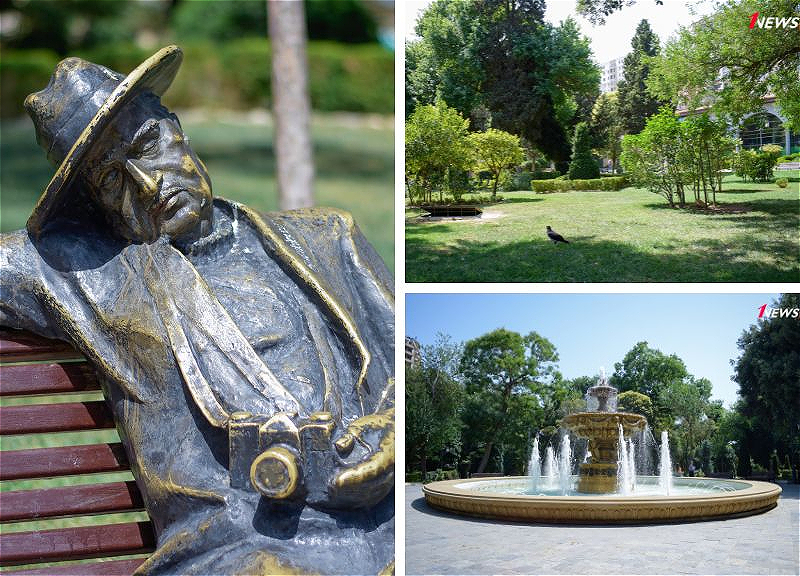 “Bakı parkları”: Zabitlər Parkının sehri - FOTOREPORTAJ