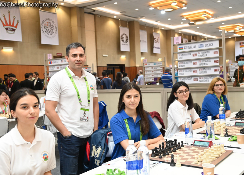 Азербайджанские шахматисты успешно выступают на Олимпиаде в Индии