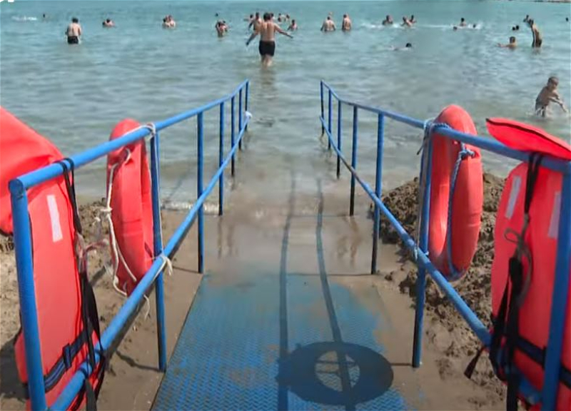 Мечта о море сбылась: на пляжах Абшерона созданы условия для людей с инвалидностью – ВИДЕО