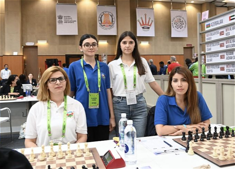 Две победы Азербайджана на Шахматной Олимпиаде в Индии