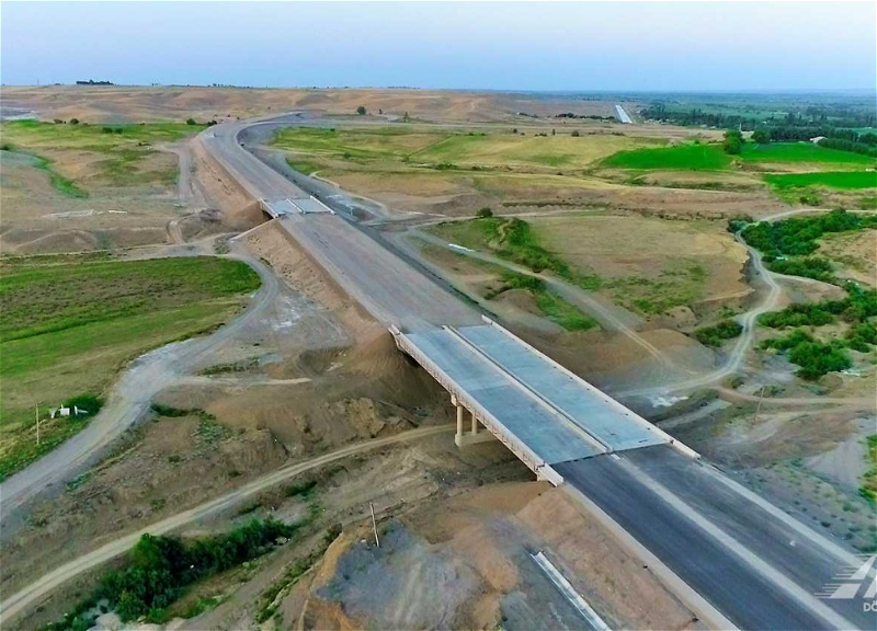 Строительство дороги Горадиз-Джабраил-Зангилан-Агбенд выполнено на 57% - ФОТО