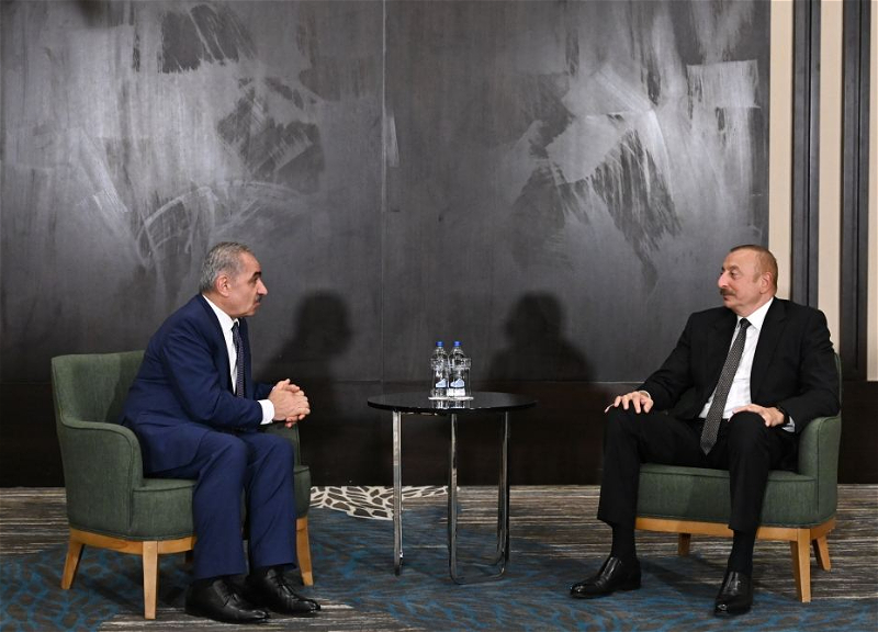 Президент Ильхам Алиев встретился в Конье с премьер-министром Палестины - ФОТО