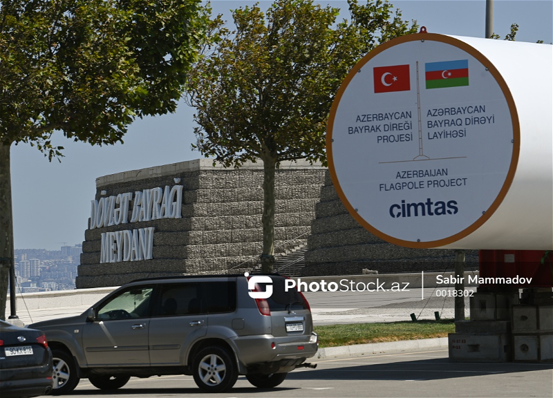 Самый высокий в мире флагшток уже в Азербайджане - ФОТО