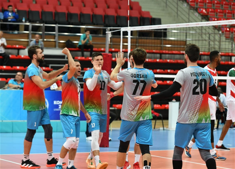 Мужская сборная Азербайджана по волейболу в полуфинале Исламиады
