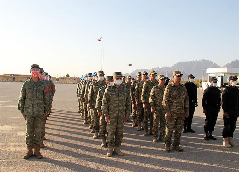 Азербайджанские военнослужащие находятся с визитом в Иране - ФОТО