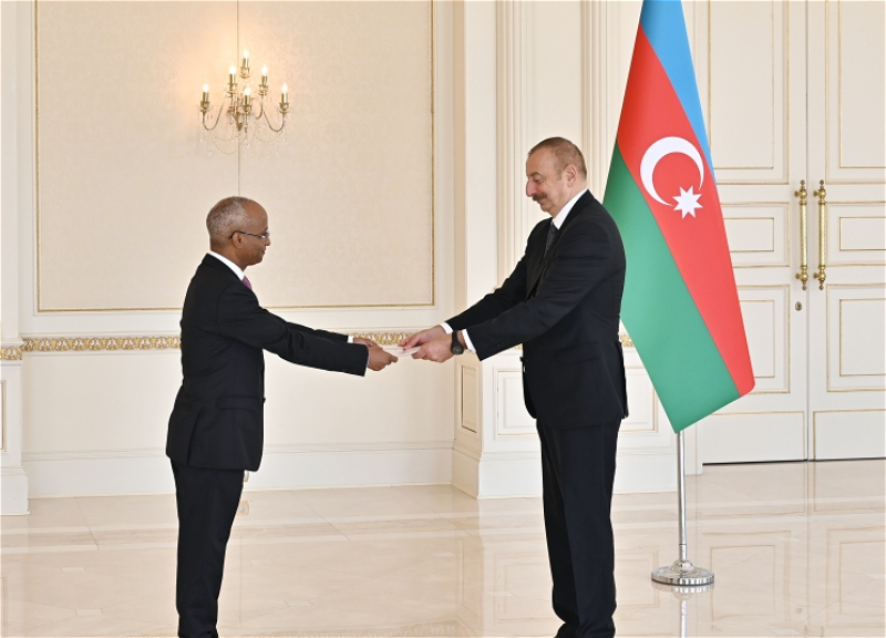 Президент Азербайджана принял верительные грамоты новоназначенного посла Эфиопии - ФОТО