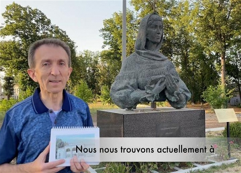 Professor Elçin Əhmədov “La Gazette” portalına Şuşada abidələrimizin işğal vaxtı dağıdılmasından bəhs edib - FOTO - VİDEO